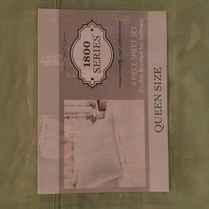 1800 Series Queen Size Microfiber Sheets